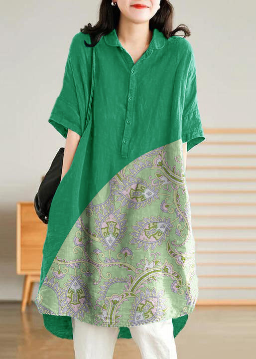 Alenis - Vestido Camisa Liso Oversize
