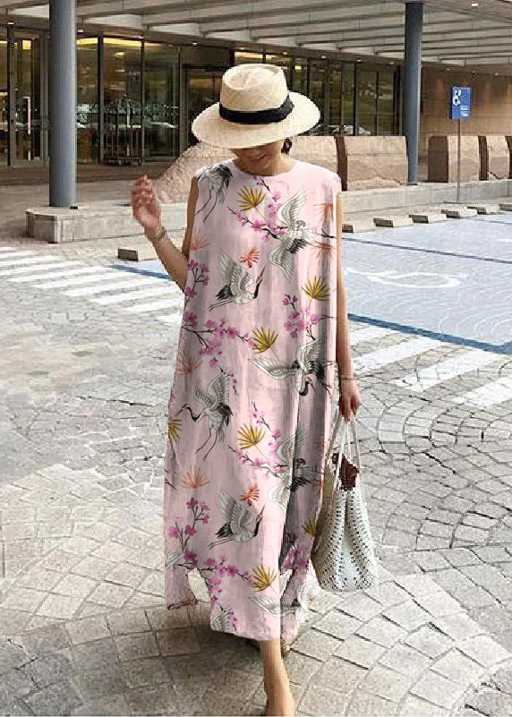 Alberta - Vestido Maxi Sin Mangas Oversize