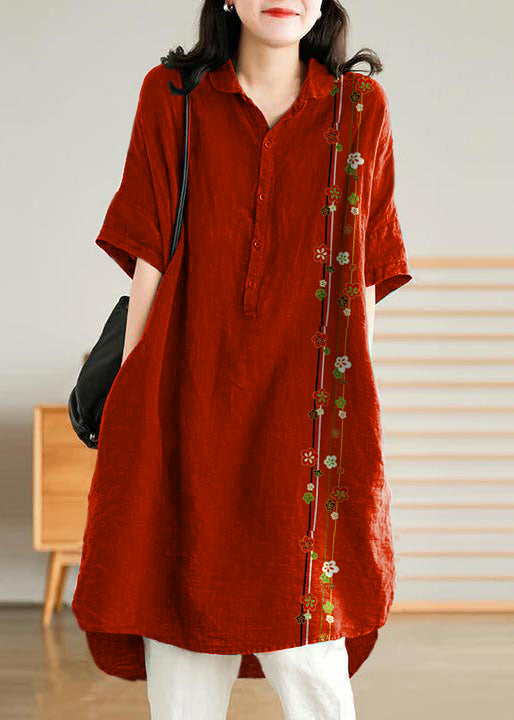 Alenis - Vestido Camisa Liso Oversize