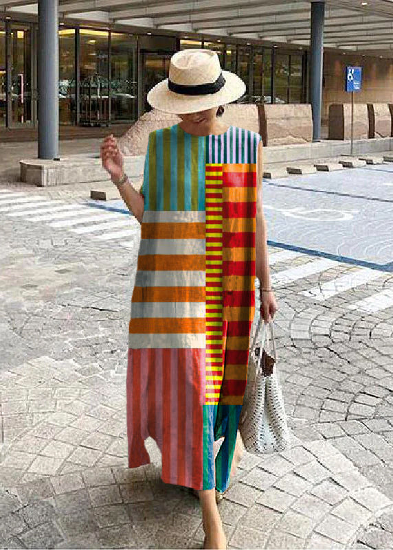 Alberta - Vestido Maxi Sin Mangas Oversize