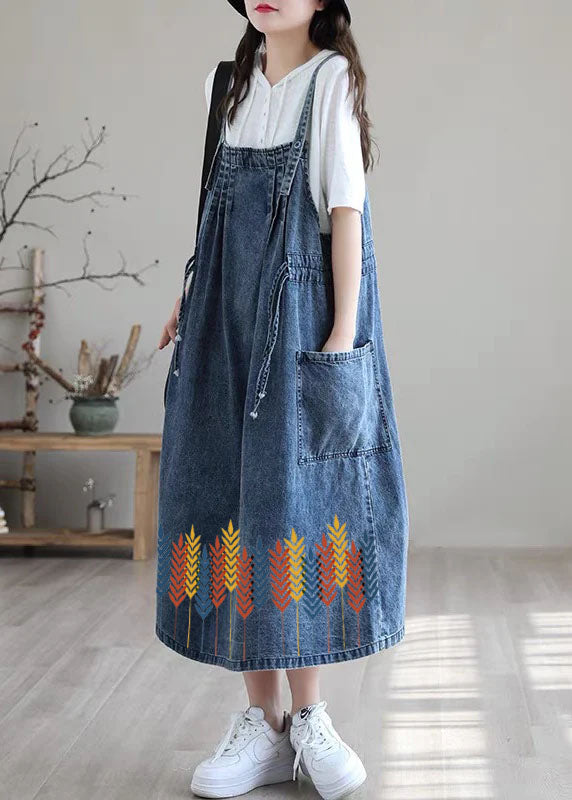 Ailén - Vestido Overall De Jean