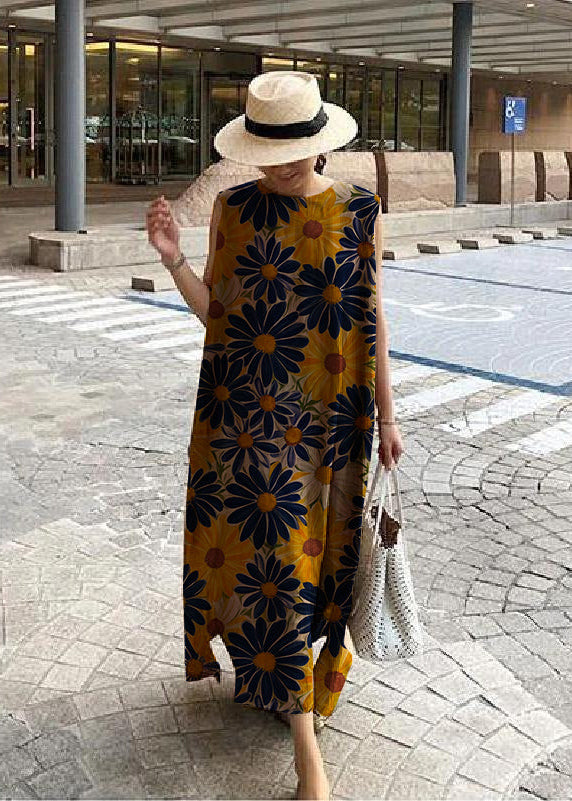 Alberta - Vestido Maxi Sin Mangas Oversize