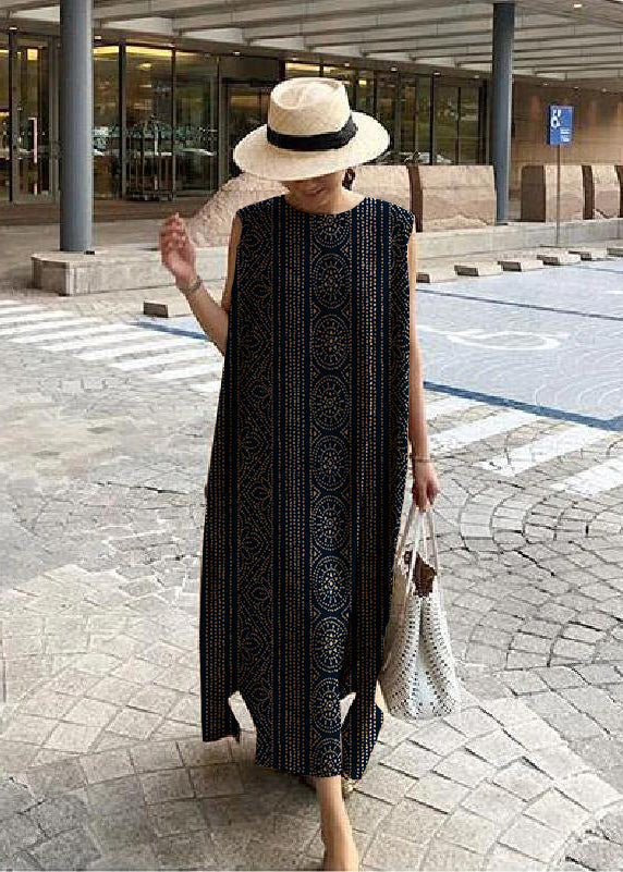 Alberta - Vestido Maxi Sin Mangas Oversize