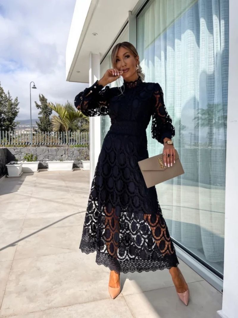 Violeta - Vestido Midi Encaje Elegante