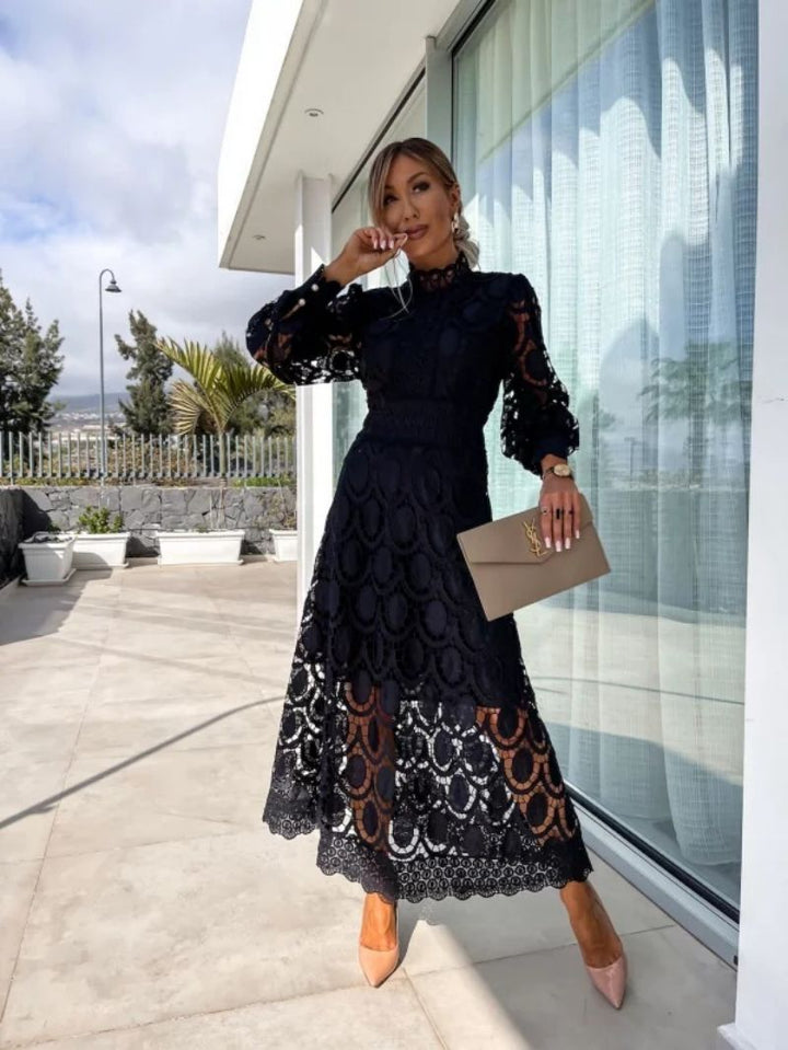 Violeta - Vestido Midi Encaje Elegante