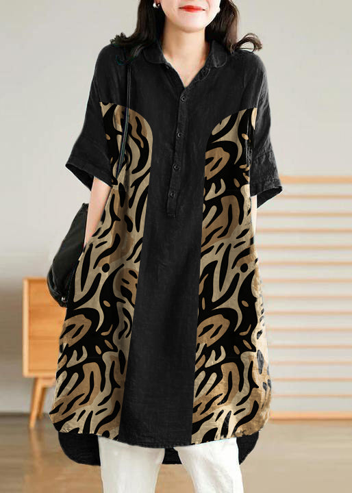 Alenis - Vestido Camisa Liso Oversize