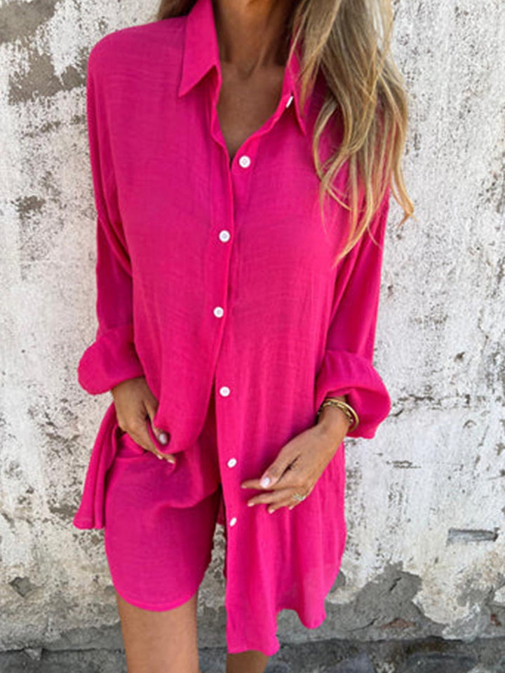 Emérita - Conjunto Camisa Larga y Short