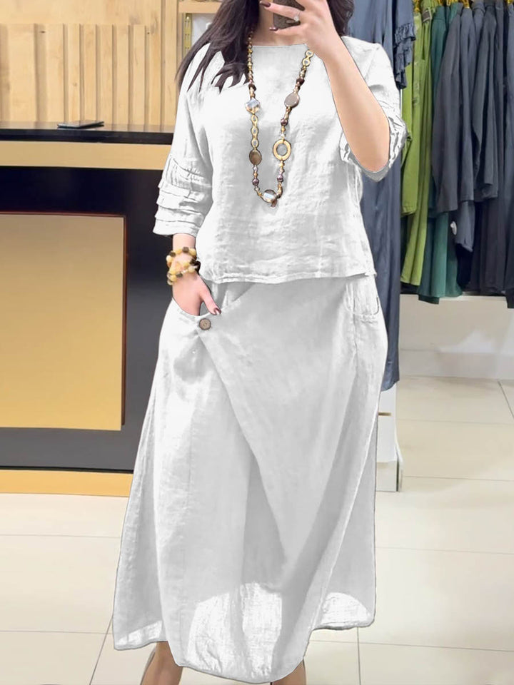 Zoraida - Conjunto Blusa y Falda