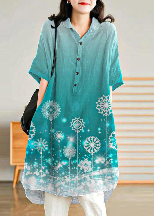 Alenis - Vestido Camisa Liso Oversize