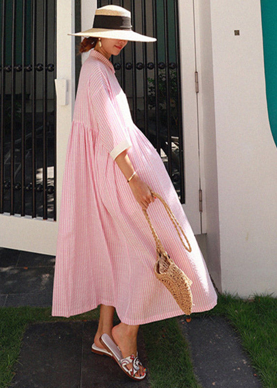 Isabel - Vestido Camisero Rayas Bolsillo