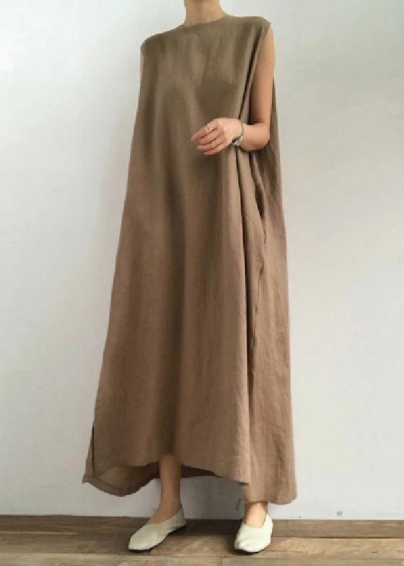 Alberta - Vestido Maxi Sin Mangas Oversize