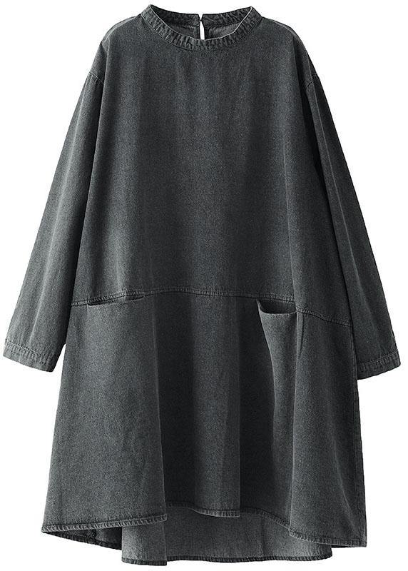 Ambar - Vestido Denim Oversize Bolsillos