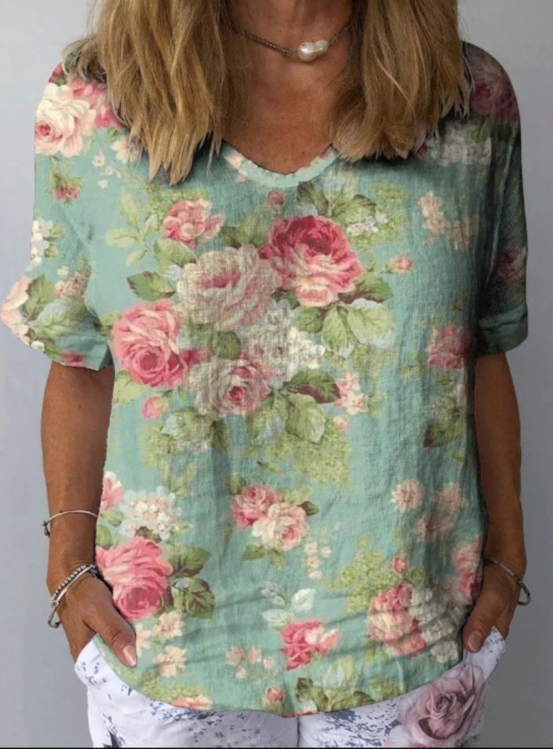 Ilma - Blusa Botánica Vintage