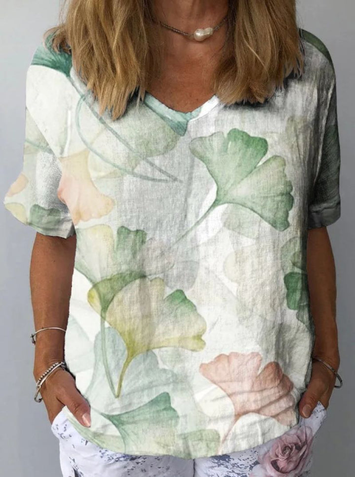Ilma - Blusa Botánica Vintage