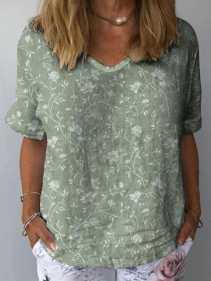 Ilma - Blusa Botánica Vintage