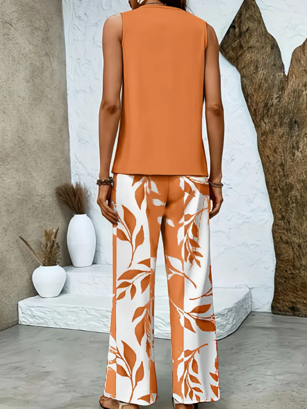 Digna - Conjunto Dos Piezas Naranja Tropical
