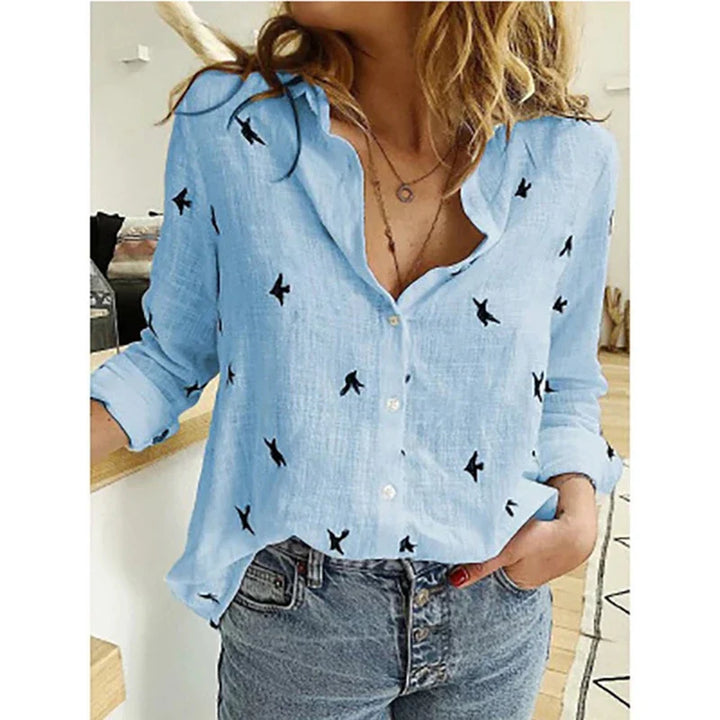 Jacinta - Camisa Lisa Manga Larga