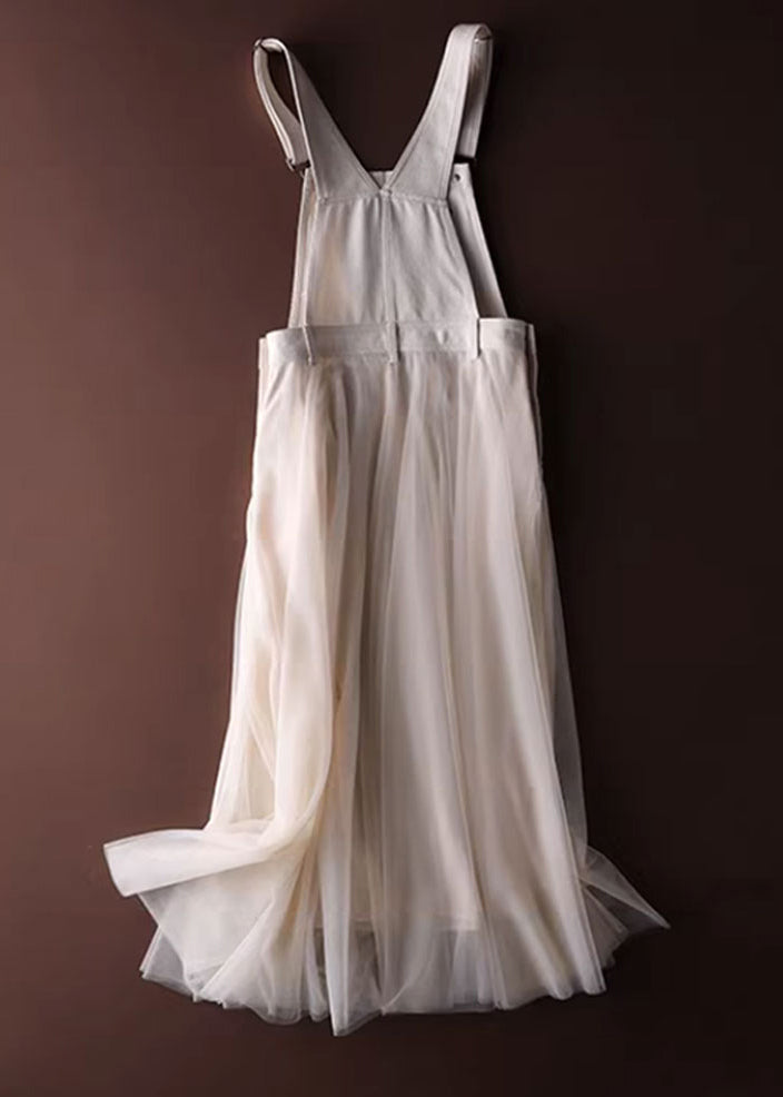 Anita - Vestido Peto Tul Denim
