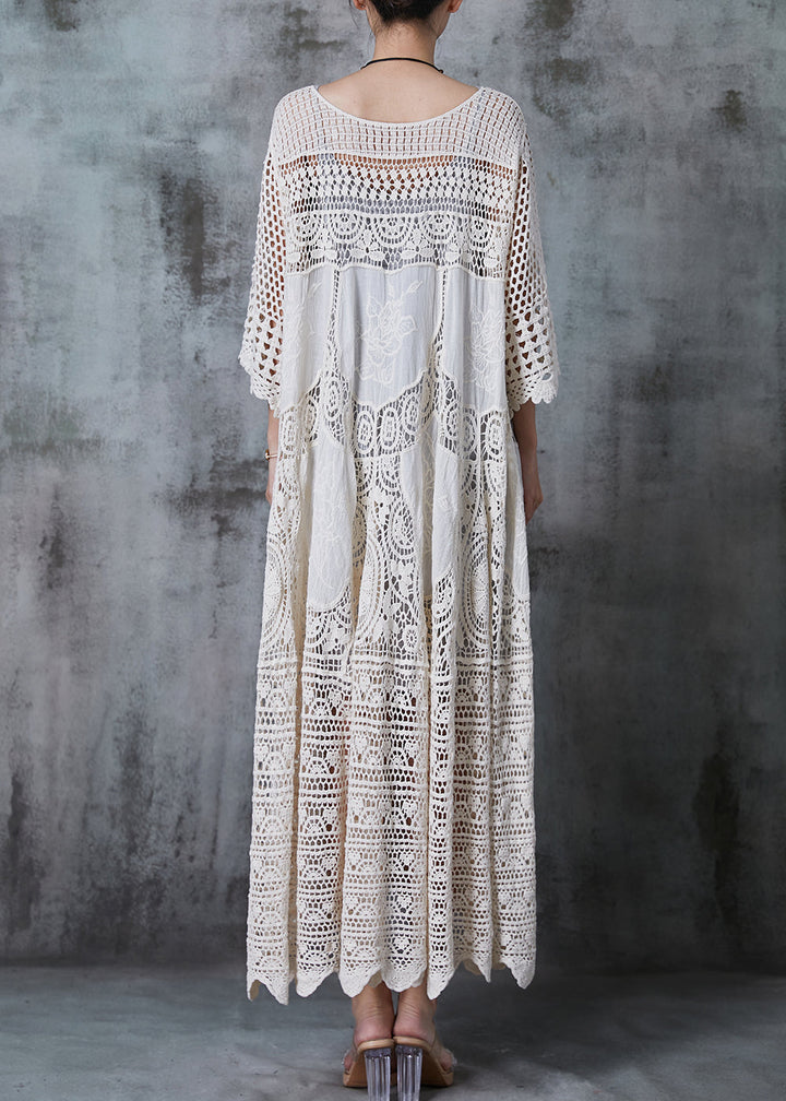 Alisson - Vestido Maxi Encaje Crochet