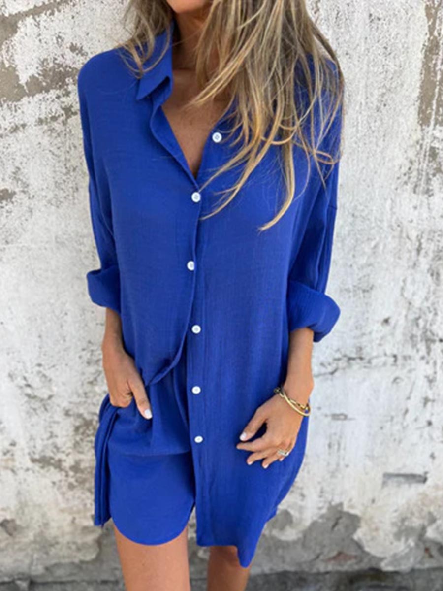 Emérita - Conjunto Camisa Larga y Short